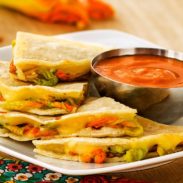 Squash Blossom Quesadillas