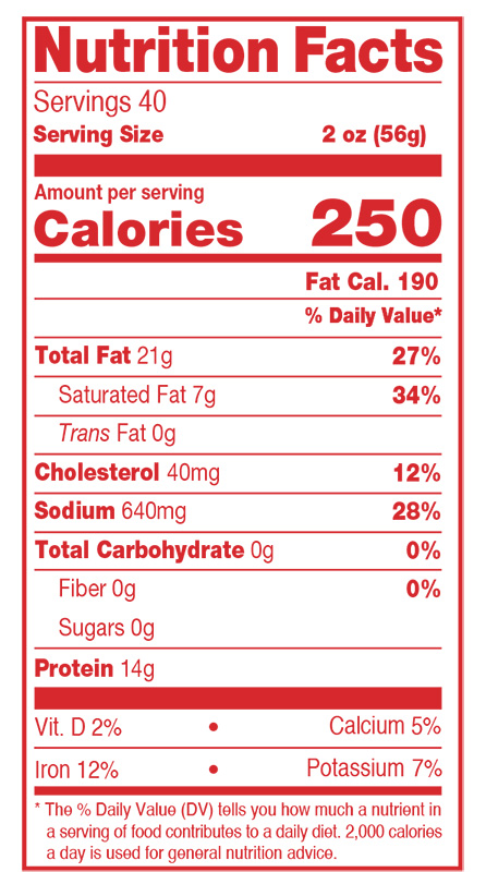 Pork Chorizo Chub 5Lb