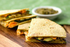 Carrot and Zucchini Quesadilla 1