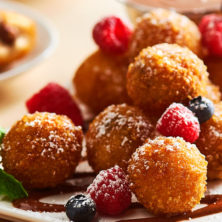 RICE PUDDING FRITTERS recipe