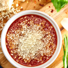 MARINARA SAUCE WITH COTIJA recipe