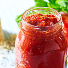 CHICAGO STYLE PIZZA SAUCE WITH COTIJA recipe