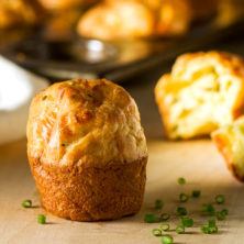 COTIJA & CHIVE POPOVERS recipe