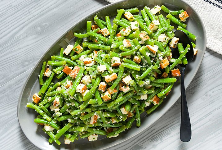 Green Bean Salad With Cotija 716x483