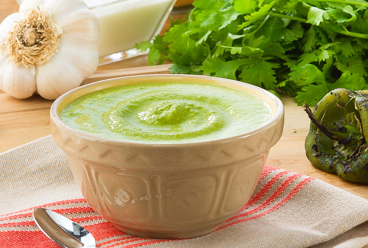 ROASTED POBLANO CREAM SAUCE - V&V Supremo® Food Service