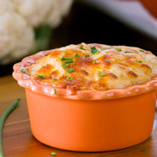 ROASTED CAULIFLOWER AU GRATIN recipe