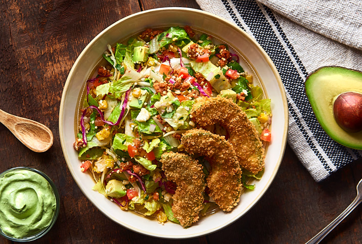 Tex Mex Cobb Salad with Fried Avocado Horiz FS2 716x483 sRGB