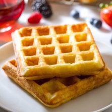 YEASTED WAFFLES recipe