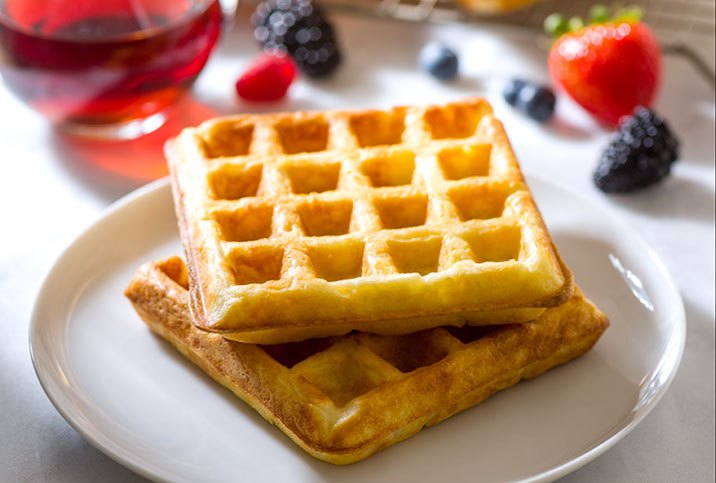 Yeasted Waffles 716x483