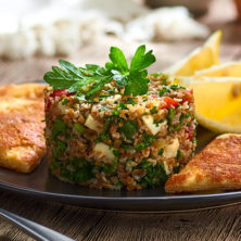 BULGUR SALAD WITH QUESO FRESCO recipe