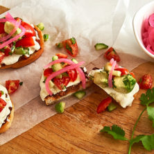 MINI-MOLLETES recipe