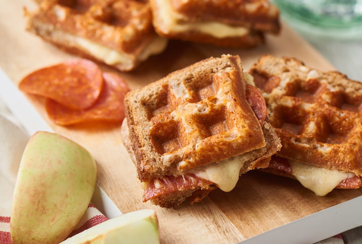 WAFFLE GRILLED CHEESE SANDWICH DUO