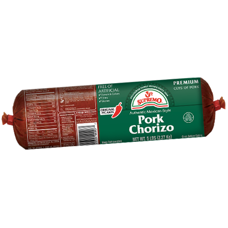 Pork Chorizo Chub 5lbs 2020