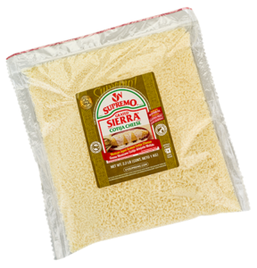 221 0015 Queso Cotija 6 2.2lb 021724500102 Bag Front B 890