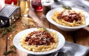 Chorizo Bolognese with Gemelli Pasta FS