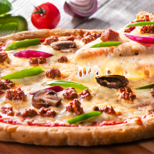 PIZZA SUPREME WITH CHORIZO recipe