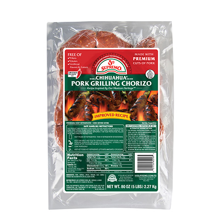 501 0052 Pork Chihuahua Chorizo 5lb