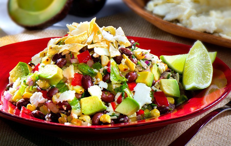 900X570 Black Bean Salad And Roasted Corn