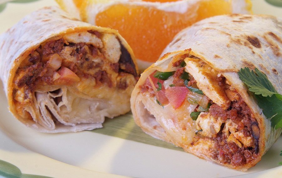 Burritos de Huevo con Chorizo