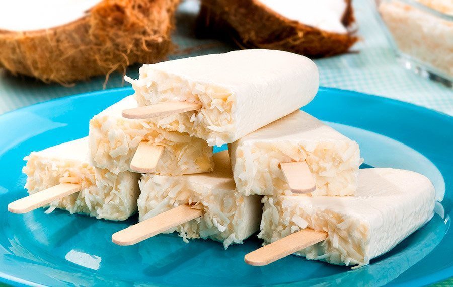 Coconut Ice Cream Bars