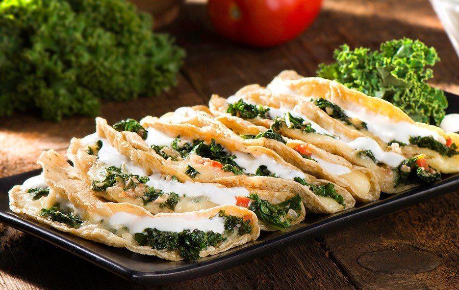 Quesadillas de Col Rizada (Kale) Deliciosas y Nutritivas Quesadillas