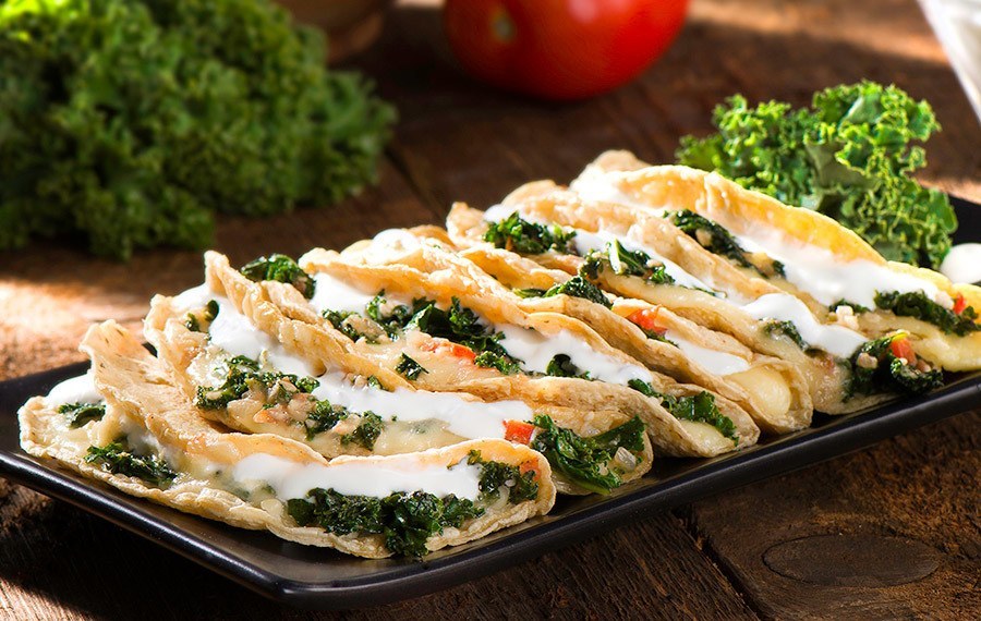 Quesadillas de Col Rizada (Kale)