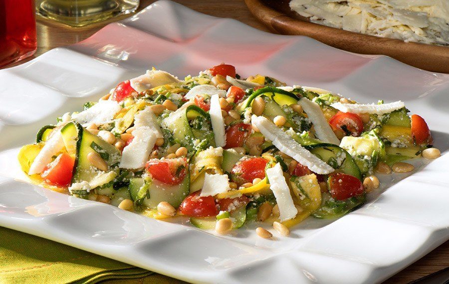 Ensalada Mediterránea de Calabacitas