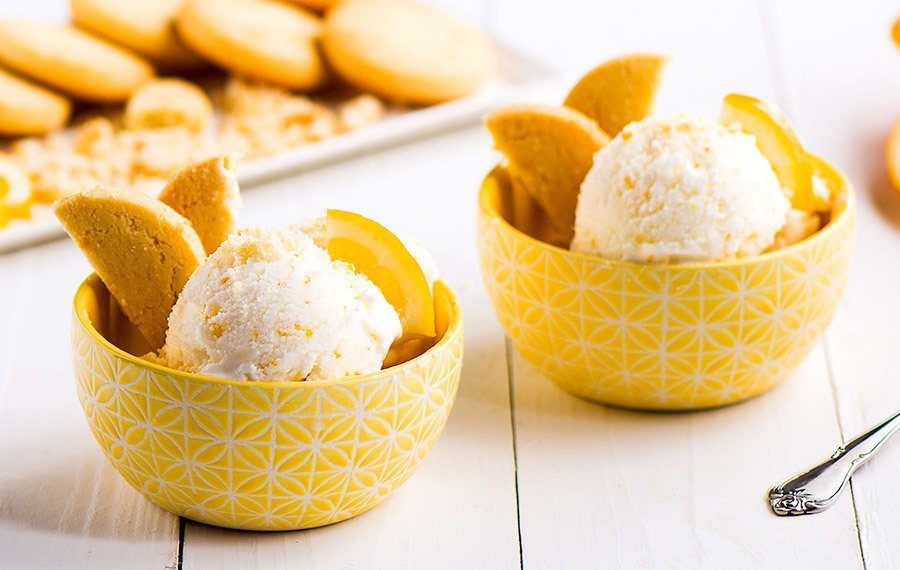 Meyer Lemon Ice Cream