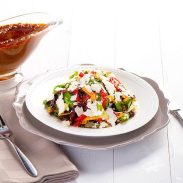 900X570 Mix Green Salad With Warm Chorizo Vinaigrette2