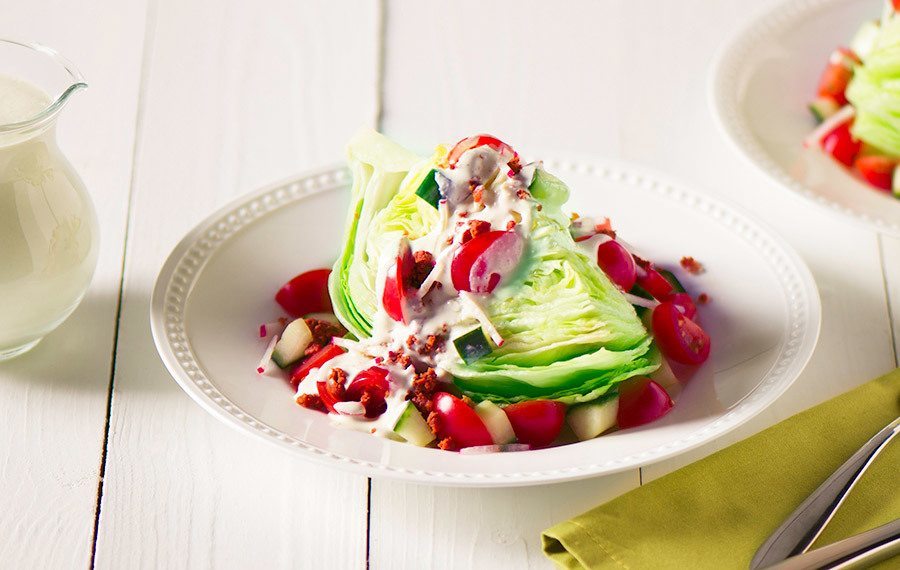 Ensalada Wedge con Chorizo