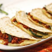 Chorizo Poblano Quesadillas