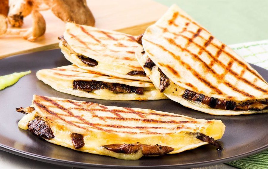 Grilled Shiitake Mushroom Quesadilla