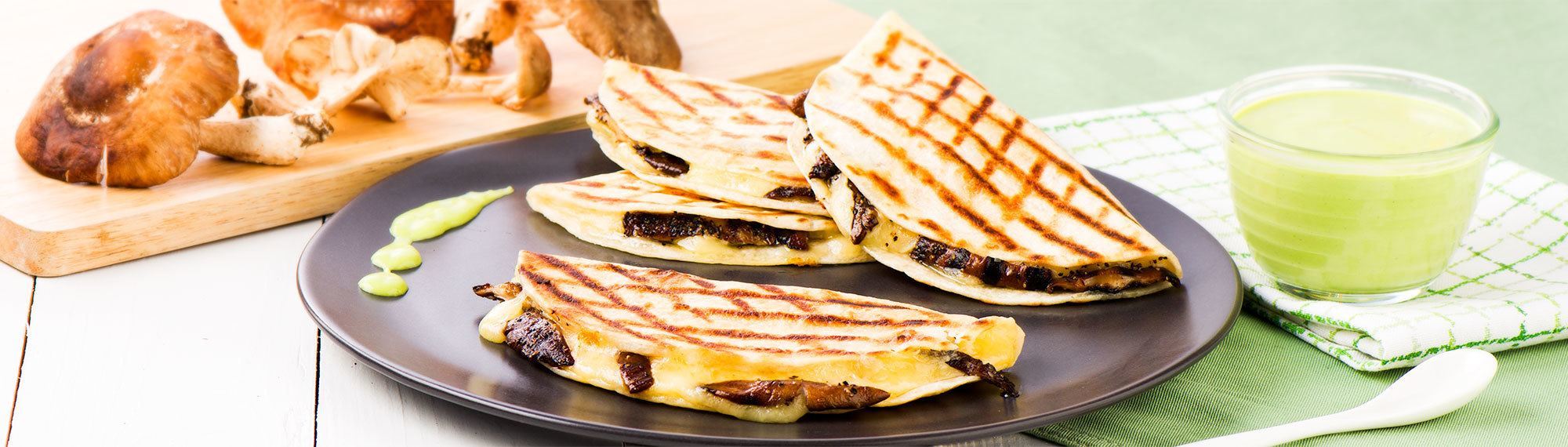 Shitake Mushroom Quesadillas HC