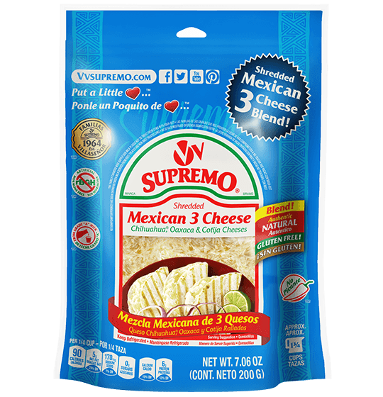 Shredded Chihuahua® Brand Quesadilla Cheese from V&V SUPREMO