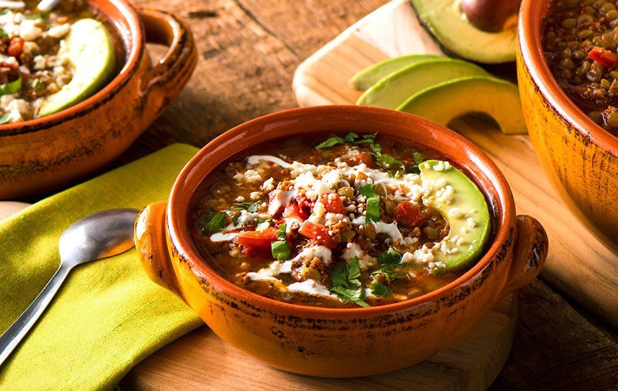 900X570 Lentil Soup With Chorizo