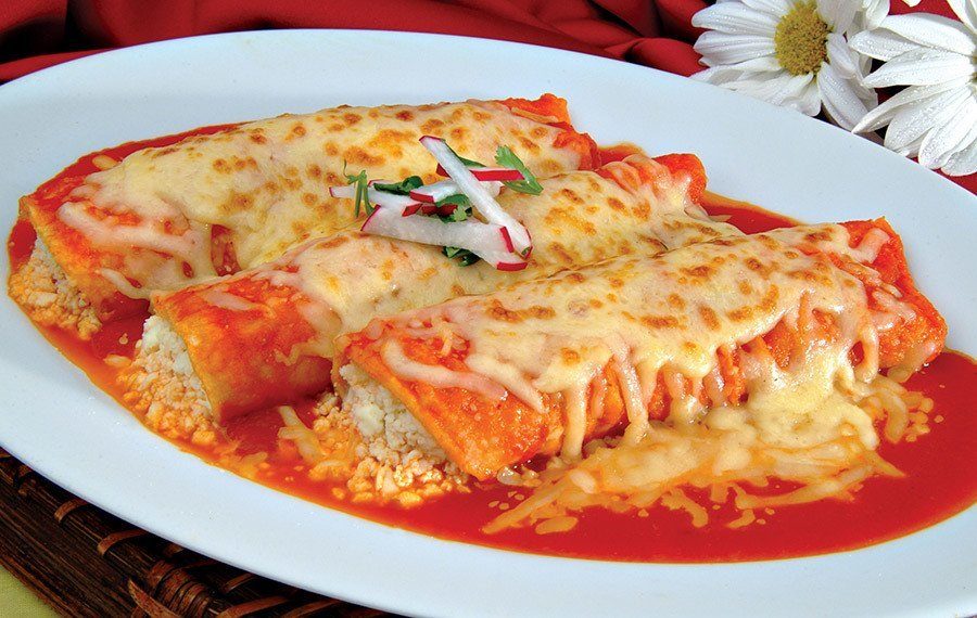 Enchiladas Rojas Suizas