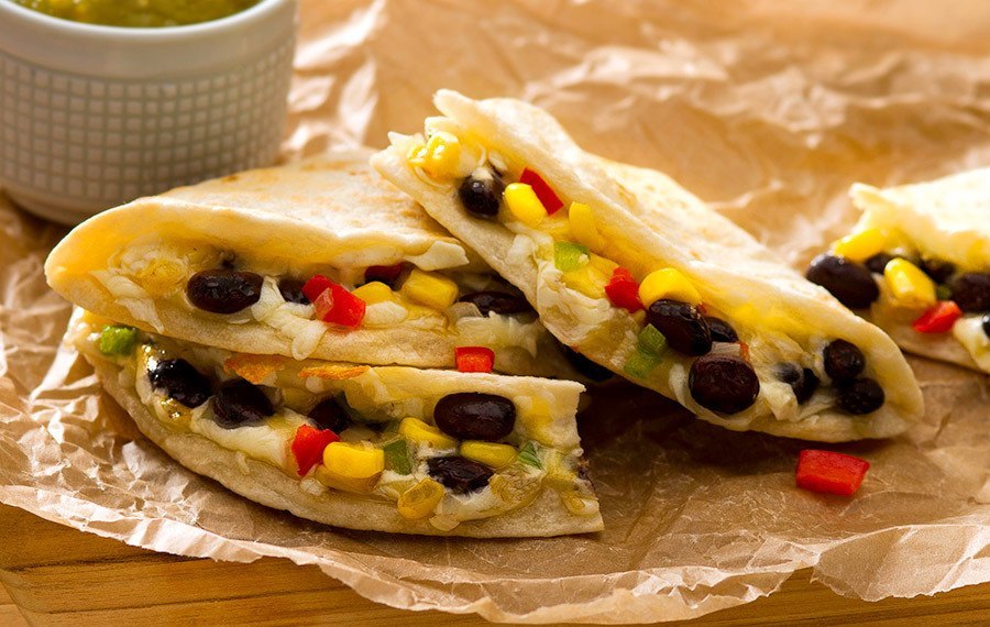 Black Bean & Corn Quesadilla