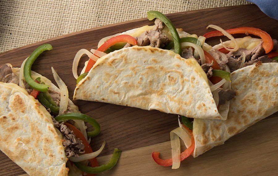 Quesadillas de Roast Beef