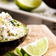 Stuffed Avocado with Spicy Crab Ceviche HC