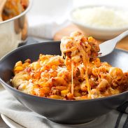 Cheesy Chorizo Taco Pasta 900x570