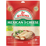 Mezcla Mexicana de 3 Quesos<br> <small>Rallados</small><br> de V&V SUPREMO®