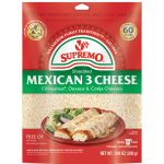 Mezcla Mexicana de 3 Quesos<br> <small>Rallados</small><br> de V&V SUPREMO®