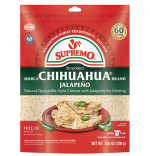 <small>Shredded</small><br> Chihuahua® <br><small>Brand</small> <br> Quesadilla Cheese <br>with Jalapeño <br>from V&V SUPREMO®