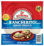 Rancherito® <br><small>Brand</small> <br>Fresh Crumbling Cheese<br> from V&V SUPREMO®