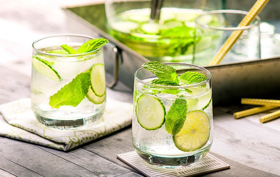 Cucumber Mint Water