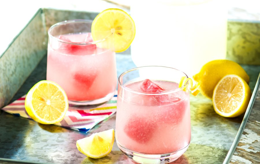 Limonada con Jugo de Arándanos