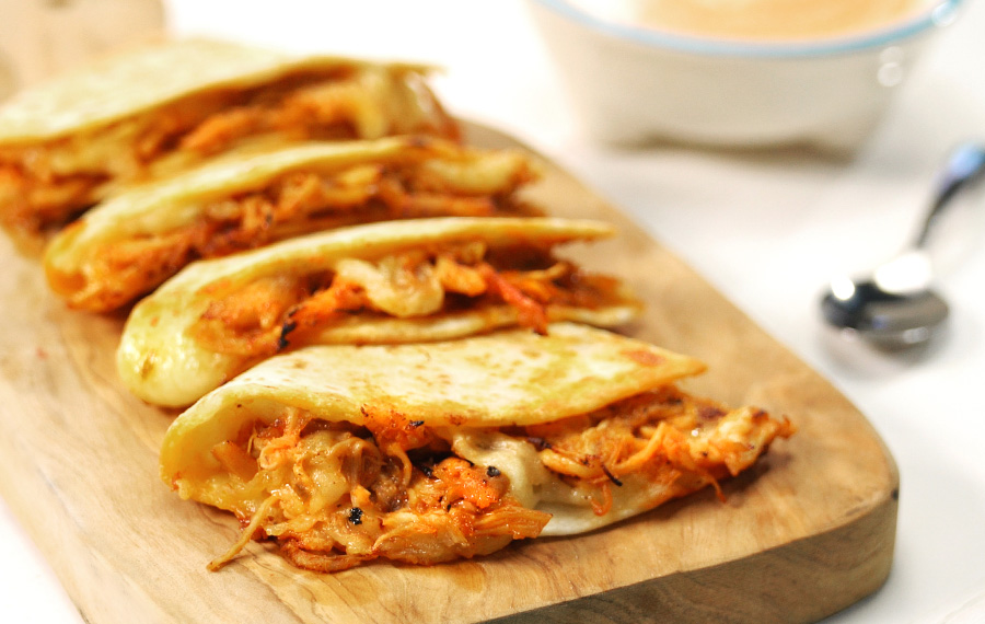 Quesadillas de Pollo con Chipotle