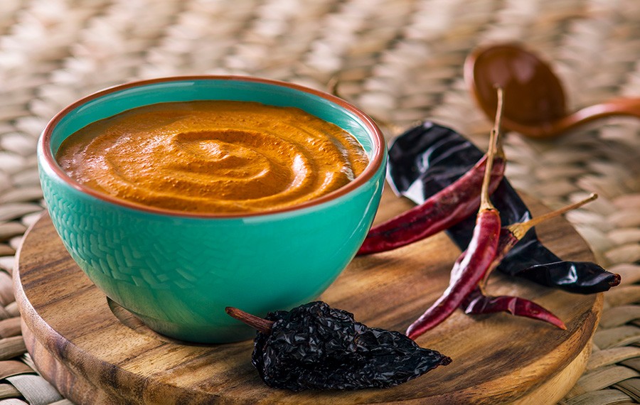 Salsa de Chiles Secos con Crema