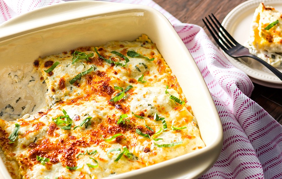 Ravioli en Salsa Blanca con Vino