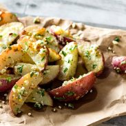 Roasted Potato with Garlic and Cotija Cheese 900X570